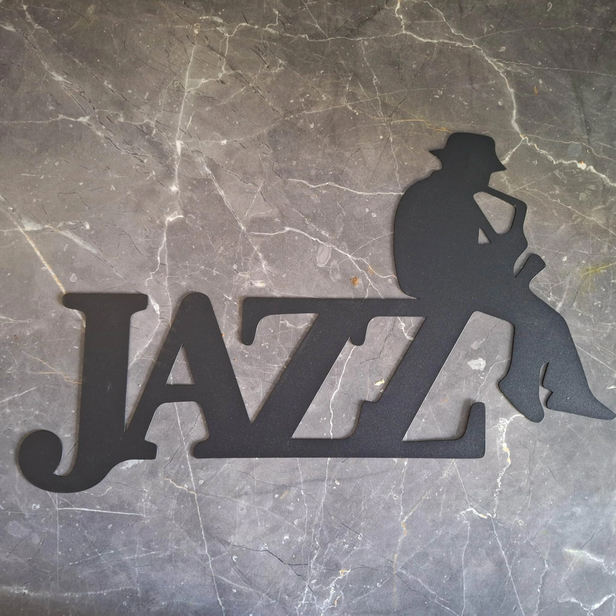 Jazz muurdecoratie 50 CM! Van metaal – photo 17